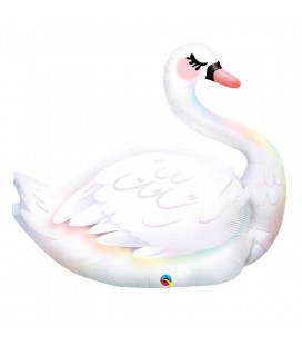 Swan Mylar Balloon
