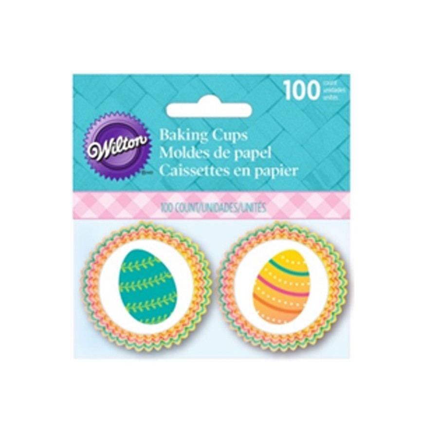 100 Mini Caissettes à Cupcakes Oeufs de Pâques