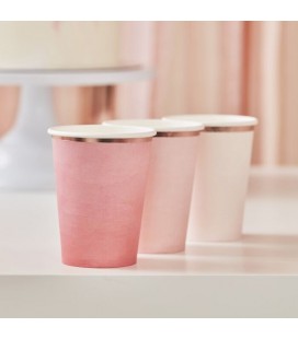 Pink Ombré Cups