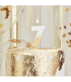 God Ombre Number 7 Candle