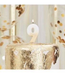 God Ombre Number 9 Candle