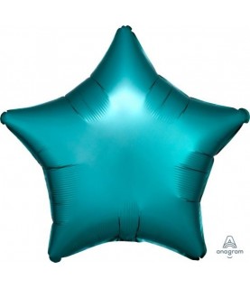Ballon Aluminium Satin Luxe Etoile Jade