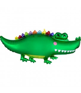 Happy Alligator Folienluftballon