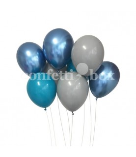 Bouquet de Ballons Blue Monday