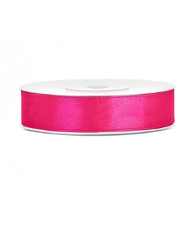 Magenta Satin Ribbon 12mm/25m