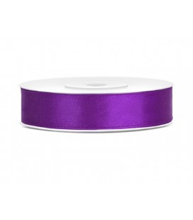 Purple Satin Ribbon 12mm/25m