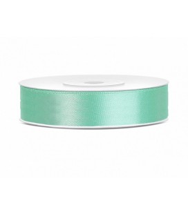 Mint Green Turquoise Satin Ribbon 12mm/25m