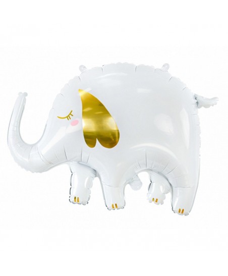White Elephant Mylar Foil Balloon